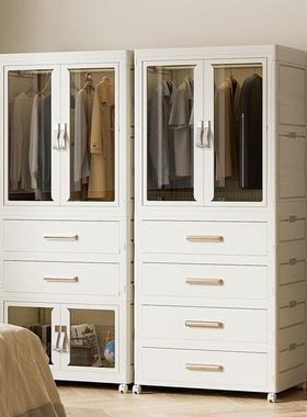 叠衣折柜儿儿童衣柜34216简易婴成人收纳免安装宝宝出租房纳收柜