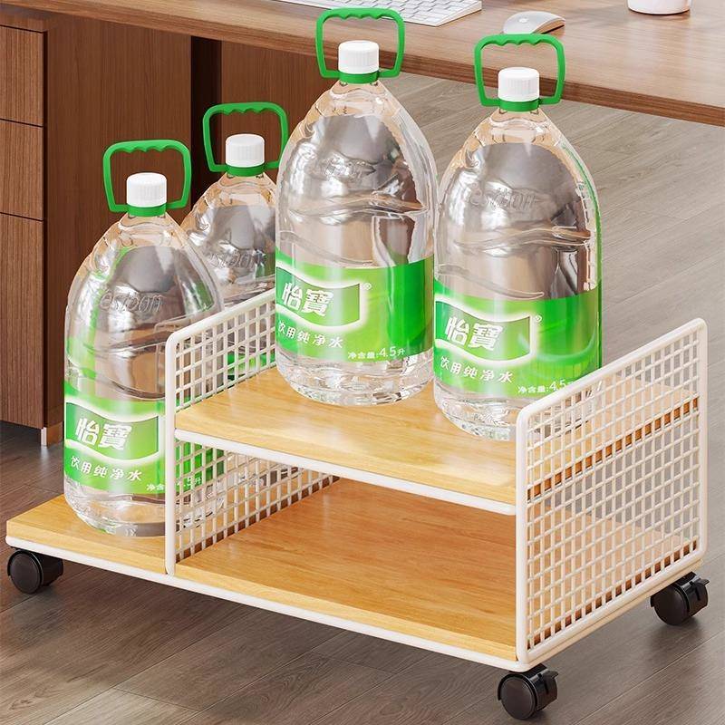 USD主机托架办室家收用台公式电脑可动移机箱托盘桌下纳置物架子