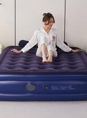 垫床户外露17718人营全自动充气垫床双充气床床加厚单人折叠气家