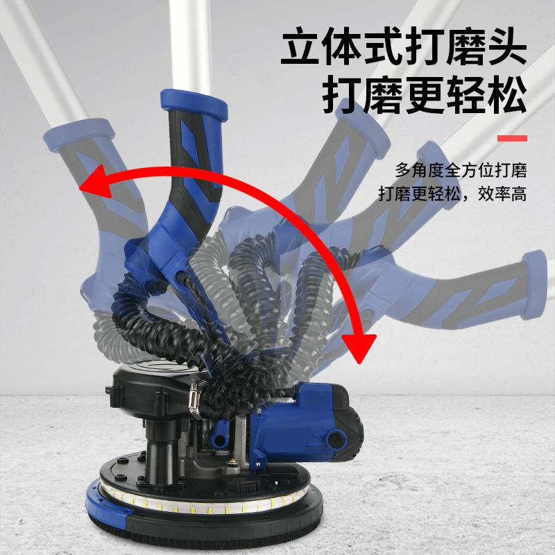 砂纸抛光电动无墙尘OAO光打纸长杆墙壁V面打磨砂机10腻子磨墙沙1