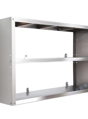 不厨房锈钢墙壁架波炉层架二层上墙置物架家用微饭店hh101966吊货