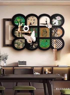 新款古风免打22705孔电表箱电中箱总闸开关遮挡功能洞洞多板置物