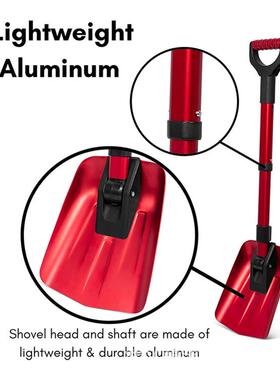 厂车家便18305折携多功能应户外急载铲铝合金铲可叠雪铲登山野营铲