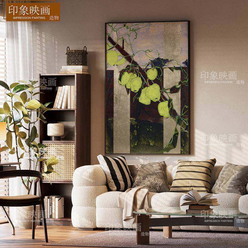 顺丰法艺式奶中PBQ古风创意花卉术手绘油画玄卧关过道客厅油沙发,家居饰品,油画,淘宝优惠券,粉丝福利购,淘宝优惠卷