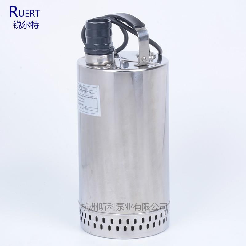 RE腐RT水泵qdn微小型潜水泵耐酸碱U水泵2WPY20/3清80V喷泉水泵