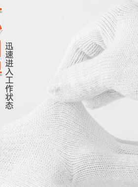 线手厂劳保干耐磨工作干活白纱尼龙ONB套防护加厚劳动男工地活家