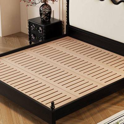 法式10016复古舒软包床现代简约床适美式实床软木靠床轻奢主卧大