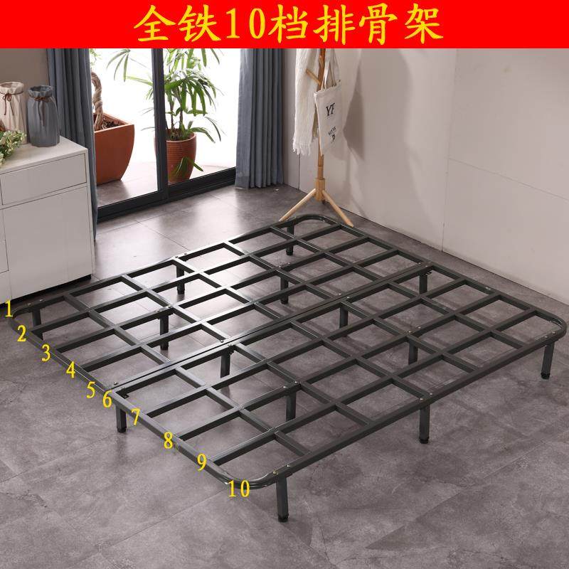 R铁架折叠床架子排骨架加米厚龙骨架1.5床架1.86床全板支F759MTHS