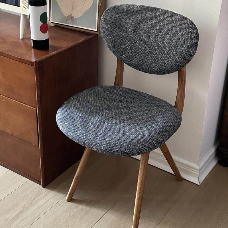 heawa小众设计家用实木椅高背餐e厅软包椅子C79507坐餐感舒适学习