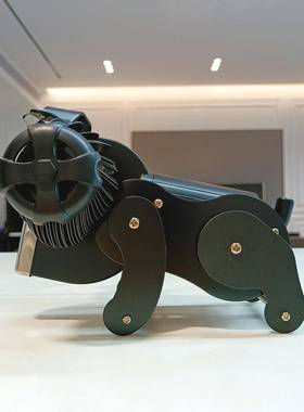 嘻哈狗座钟翻页钟自动翻页钟客厅欧式摆件YIZ复古机表械钟现代