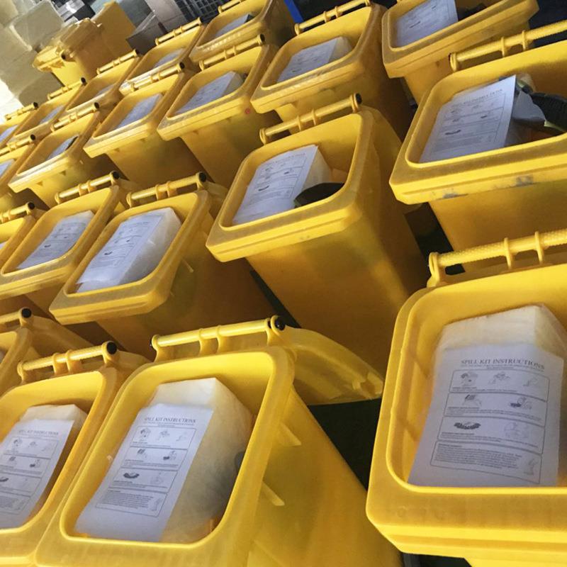 吸油应急套件桶】【工实验室LOO吸油应急厂件桶应急套处理油污套