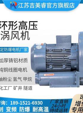 高/压鼓风机RB-022V1.5ANPKW单相220吸料输送气体耐高环温形风机