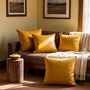 超纤抱枕轻奢客厅沙发pu皮靠枕枕床头大靠垫皮车枕上腰靠套不2含