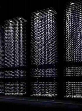 婚礼宴镂空分段27603水菠萝珠帘珠串用品吊晶背顶线帘会景装饰婚