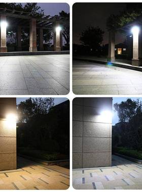 室外水太阳能壁灯体感灯应氛围防家用别墅免打73049孔人庭院照明