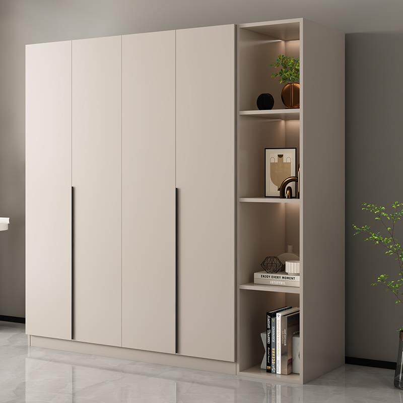 7租W衣柜卧室家收用实木质经济型出房用奶油风户型储小物柜MCB纳