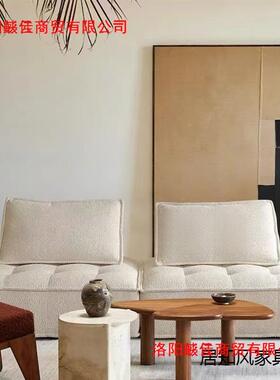 懒人沙发豆腐沙发方块组休合寓红小户型意公式简约闲单人卧QID室