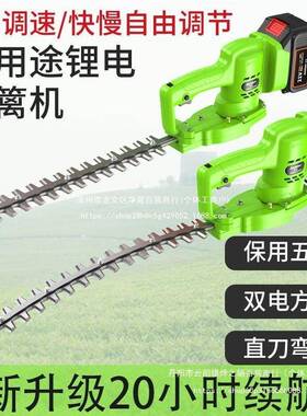 德国2伏4伏修剪绿篱机电动锂电修六1档调速专业2CNA园林绿化苗圃
