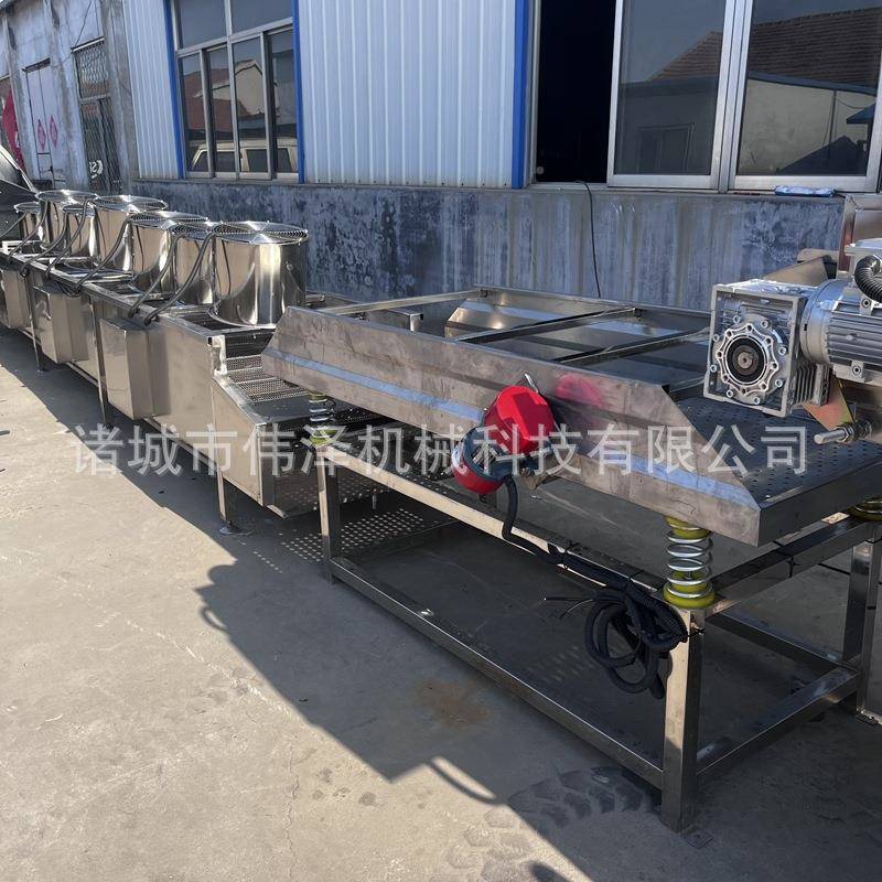 竹笋袋转式翻风干30688设备包装表面除水吹风干机花生沥水干设备