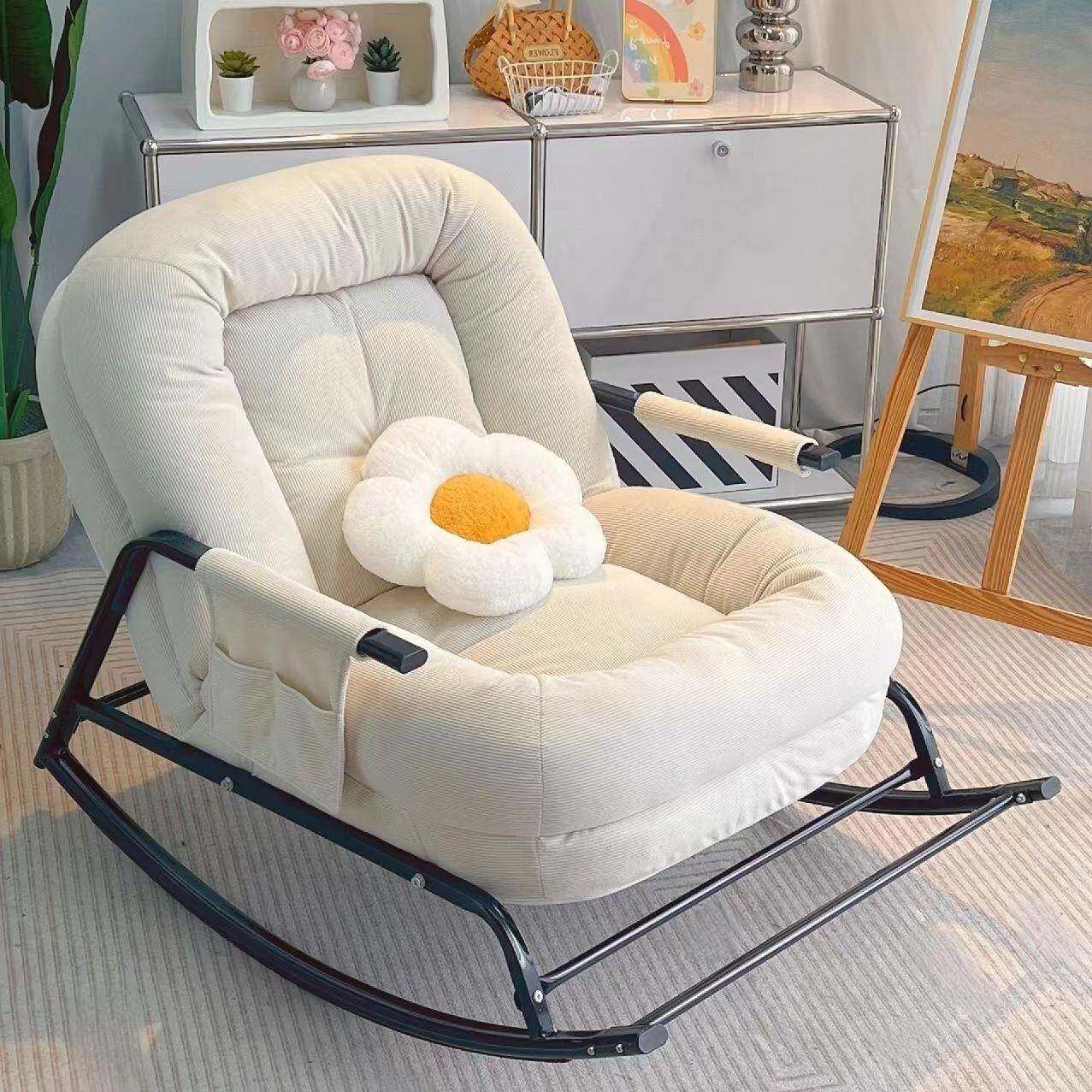 懒人摇椅家折用客AYF厅阳台休闲叠躺椅卧室单人人沙发可可躺坐成