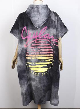 现货9238店家用酒精梳婴幼儿级大灰色连棉帽浴袍斗号篷量大价优