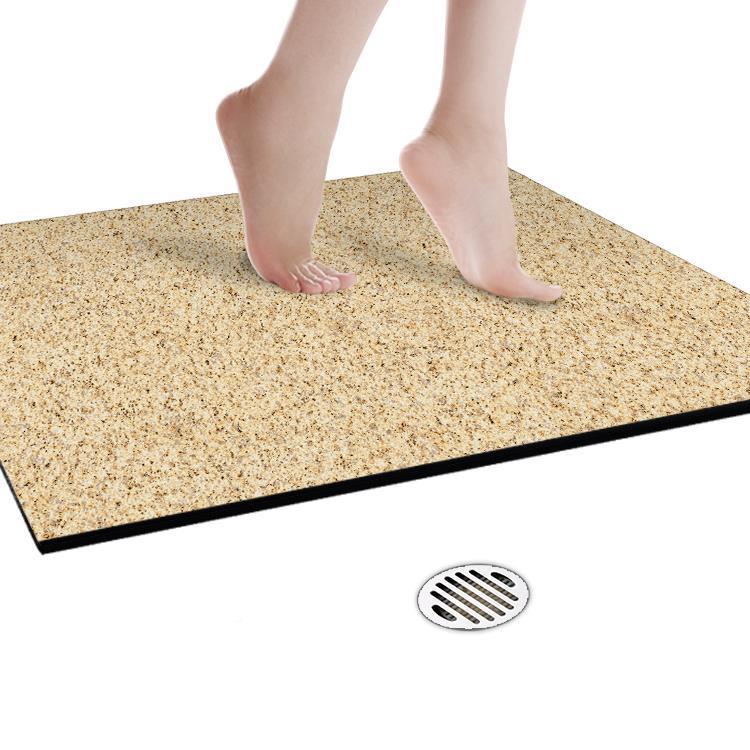 淋浴板可定淋地板石间垫脚石浴房室大理洗澡防滑脚踏石卫生新TLI