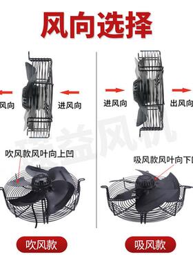 YSS网罩式FZY-4D50S(烟B)排通风大功率外子轴流风机45转0W风量108