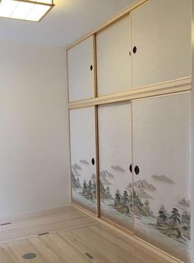 L门7大唐日式福司玛门榻彩46416绘门衣柜和室门移推拉门平开门榻