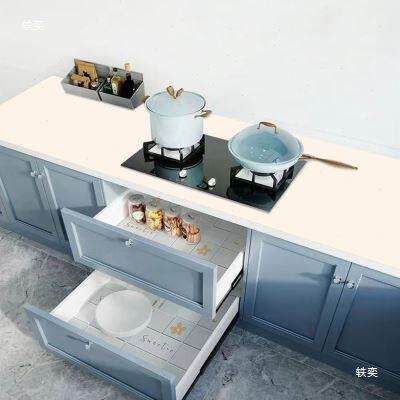 厚厨贴房纸台面保护垫防水防油IKI橱柜防潮台垫灶耐高加温桌布隔