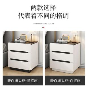 52床边柜子简卧约重吴 大床头柜轻奢感床型尾小收纳柜家用室HD351