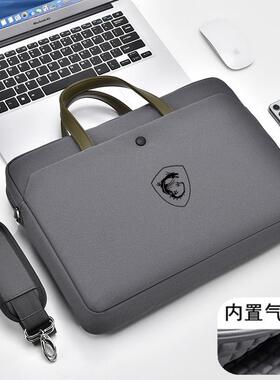 17.3英寸微星雷影17笔记本电脑包泰坦17/16单肩包GP68HX防水手提包游戏本18 Pro防震斜跨背包18寸