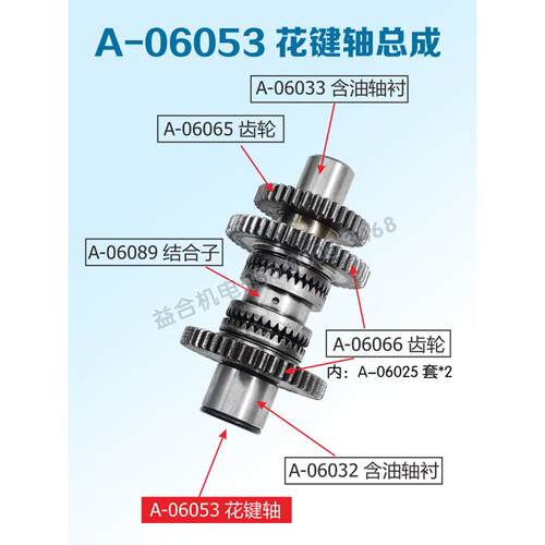 云南宝鸡CY6140 CS6150溜板箱齿轮轴 花键轴 涡轮轴 轴套机床配件