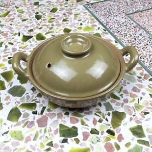 传统粗糙单柄煲仔饭专用土窑龙窑土砂锅酒店专用砂锅土锅沙锅瓦煲