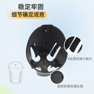 新款电动车摩托车杯架通用款水杯后视镜安装水壶架无需调节大小