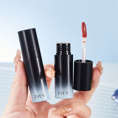 ZVEV黑冰唇釉不沾杯哑光雾面丝绒