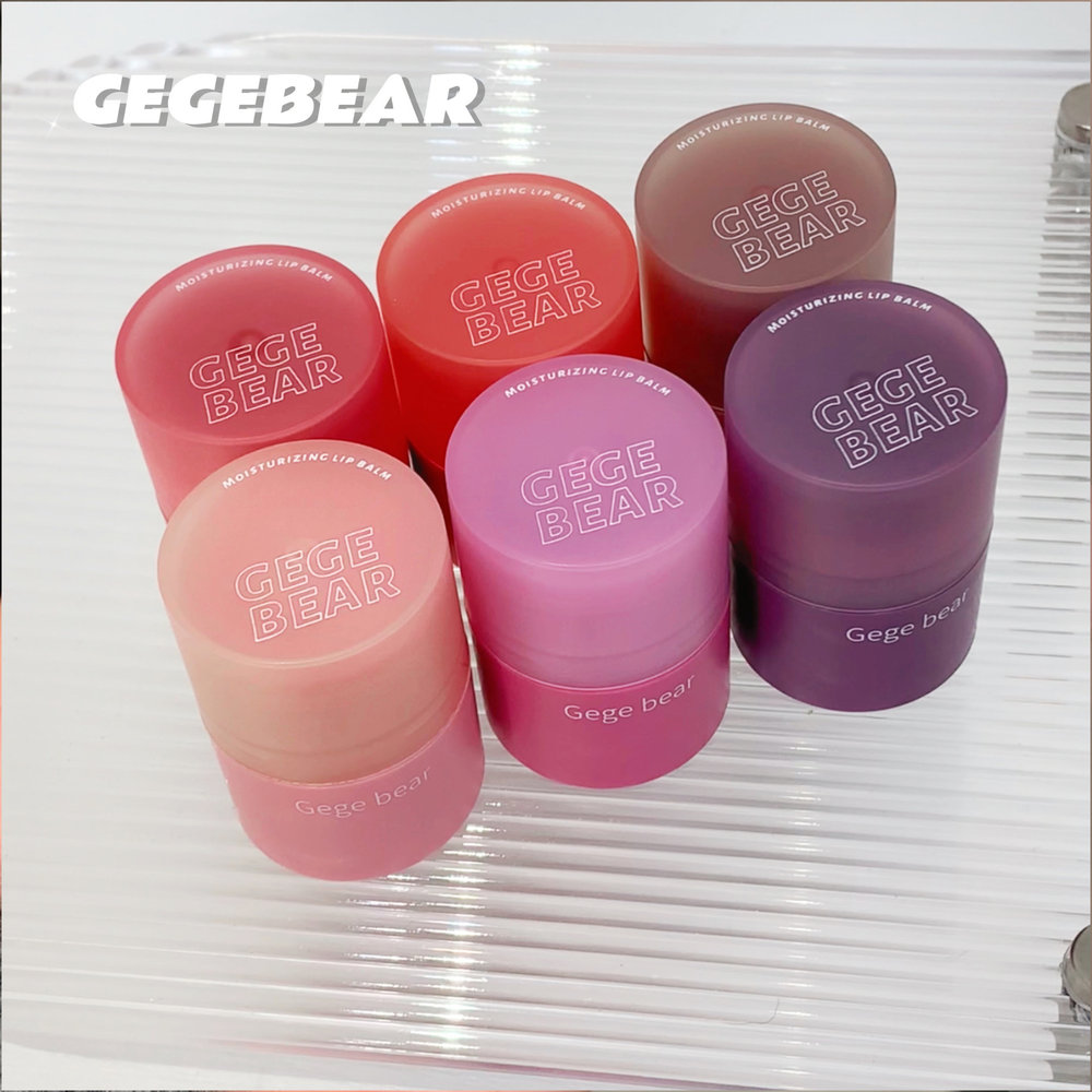 Gegebear盈润透色精华唇膏补水