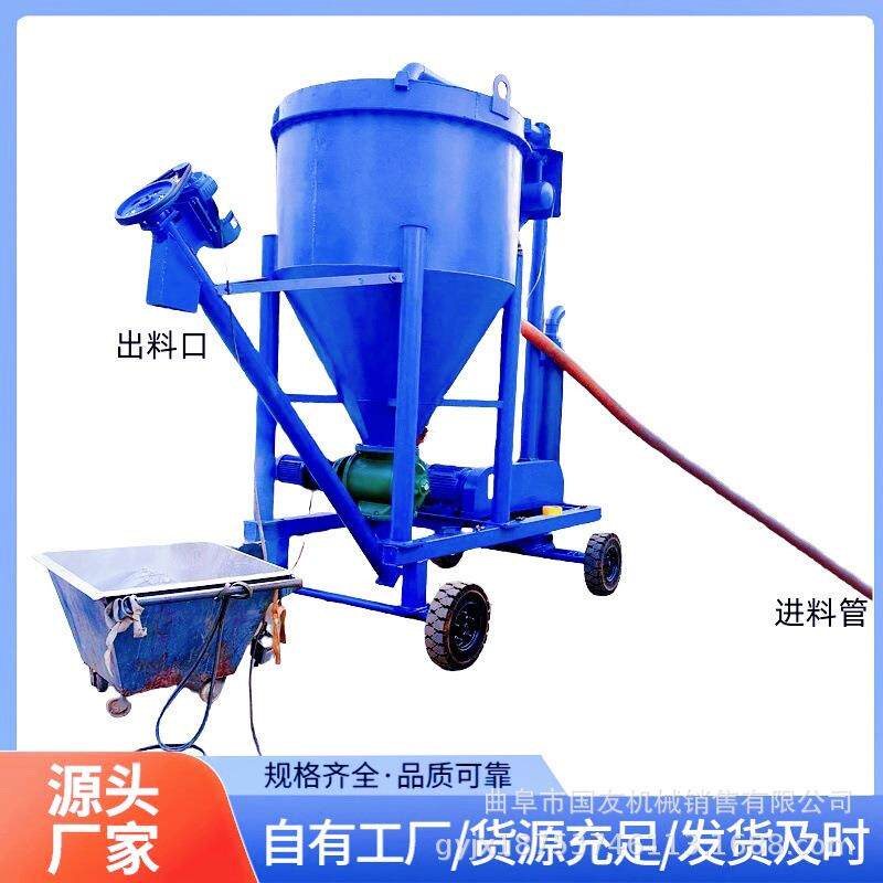 国友负压式真空吸料机 水泥粉装罐正压吸灰机 铁路盾构泥浆吸料机