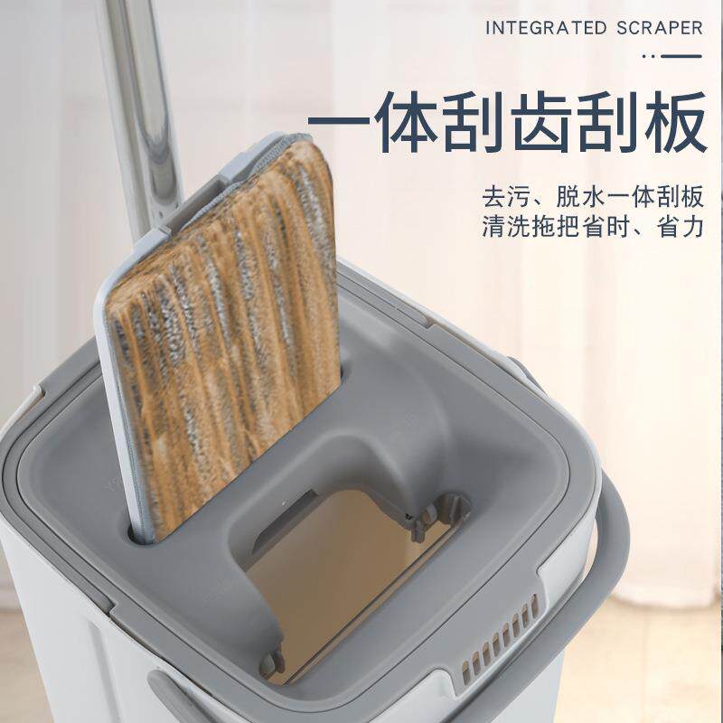 免手洗平板拖把家用懒人一拖净清洁用具可拆卸干湿两用平板拖把