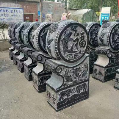 门墩 抱鼓石 青石圆鼓门口摆放石门鼓门当做旧优惠石鼓