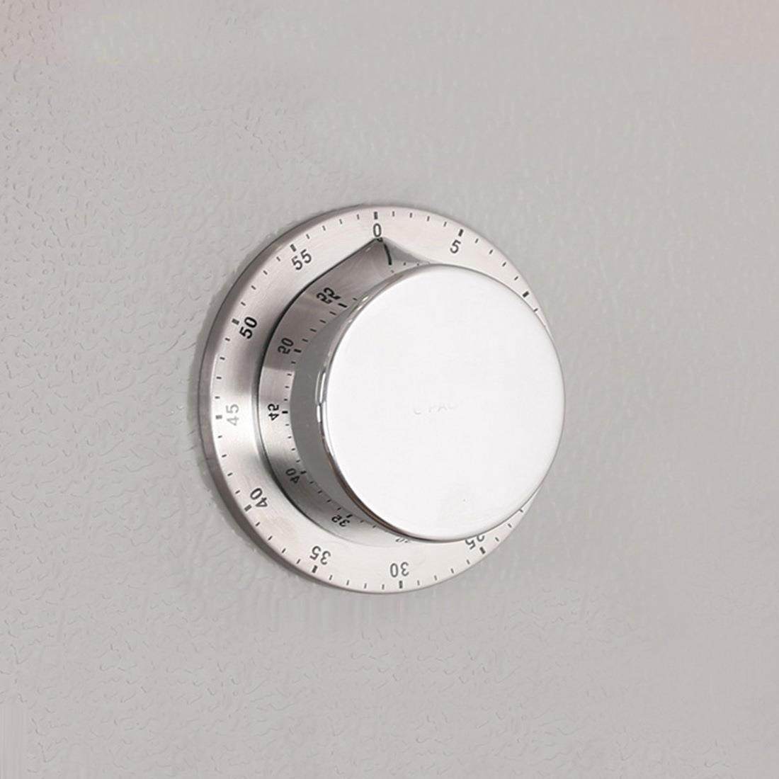 计时器厨房机械不锈钢定时器烘焙提醒器飞碟学习时间管理闹钟磁吸