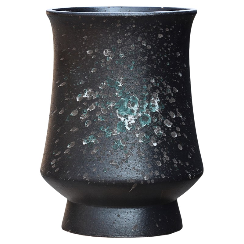 特大家用高筒陶瓷花盆大号三角梅盆栽盆景九尾狐老桩花盆客厅装饰