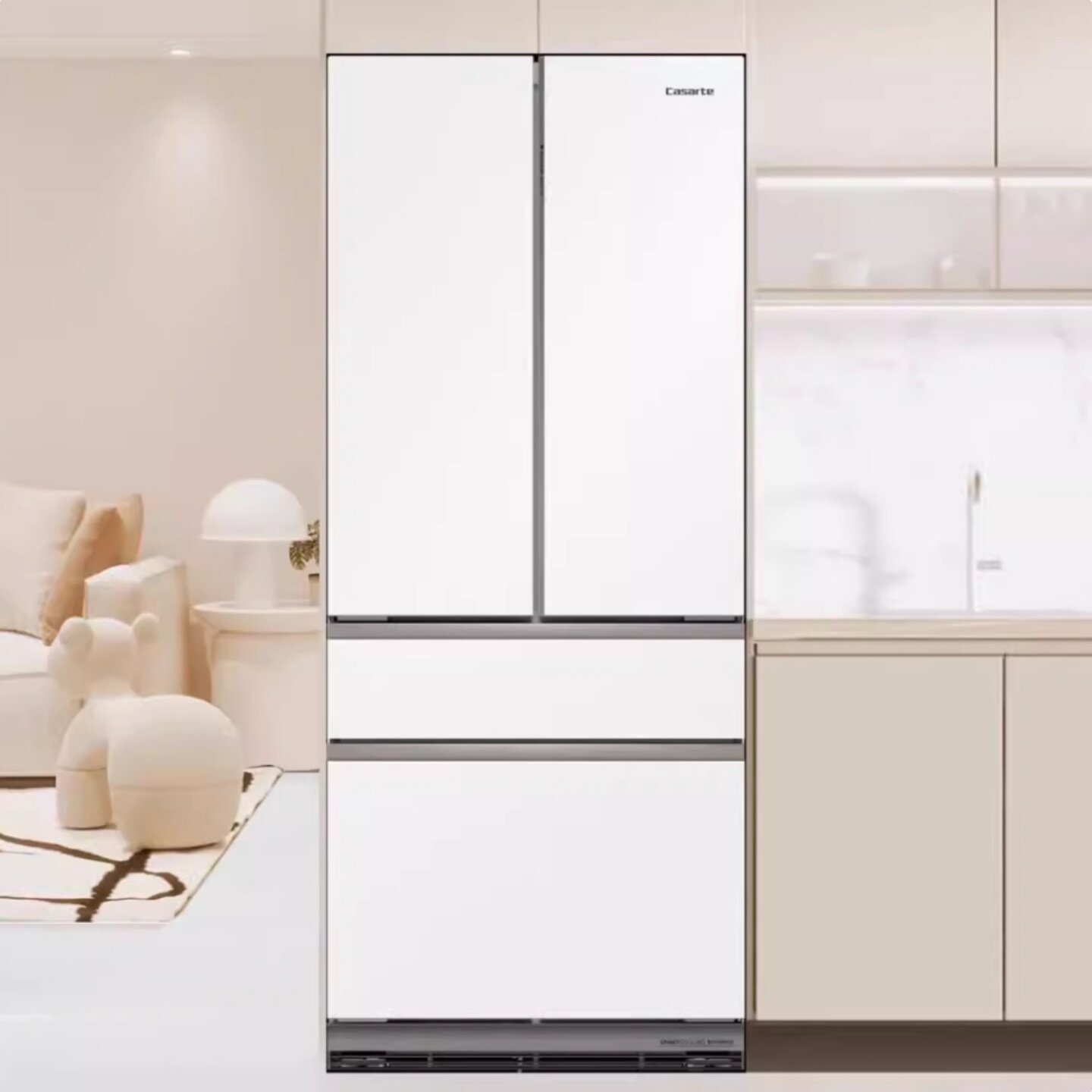 卡萨帝502升冰箱云岩白BCD-502WGCFDA4WKU1零嵌入MSA控氧家用变频