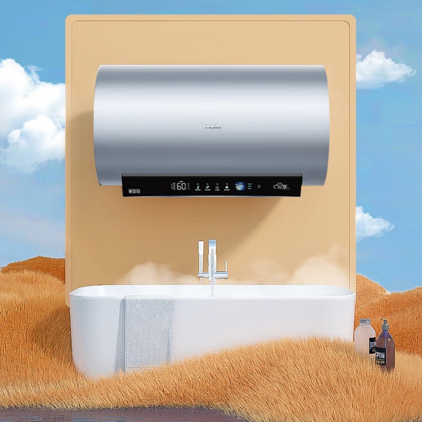 Haier/海尔 ES60H-E5A05U1智慧洗电热水器水即热式ES80H-E5A05U1