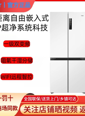 Haier/海尔BCD-500WGHFD4DW9U1/500WGHTD49W9U1嵌入式变频电冰箱