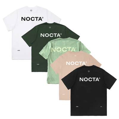 NOCTA系列纯棉运动透气男女同款上衣潮牌短袖T恤高尔夫服装
