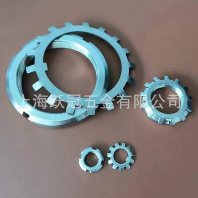 304白钢 组合 DIN981圆螺母+DIN5406防松垫圈M140 M145 M150 M155