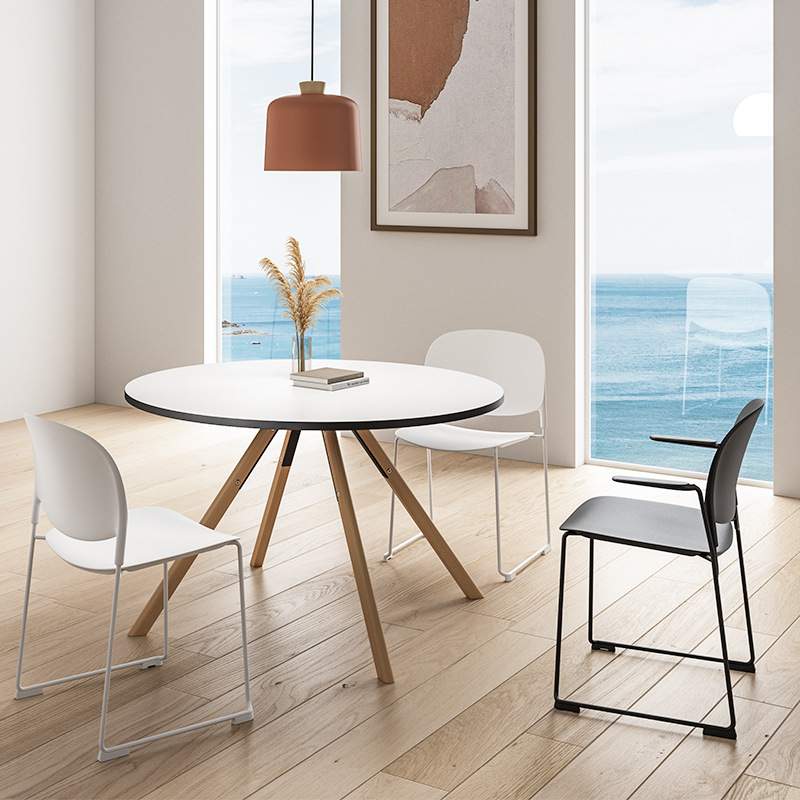 家具会议椅会客培训椅办公室简约现代电脑椅洽谈弓形办公椅子