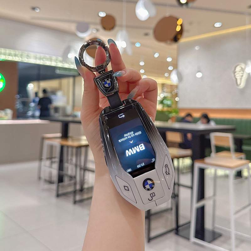 专用宝马液晶钥匙套7系730li 740男5系535LE6系GT扣X3/X5/X7壳扣