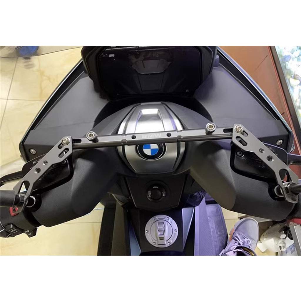 适用光阳ST250巡弋150改装多功能扩展平衡杆车头横杆c400GT  PCX