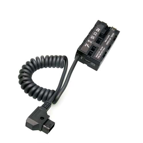 D-TAP转NP-F550/F970/F750双面模拟假电池可挂接监视器和无线图传